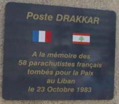 Plaque commémorative