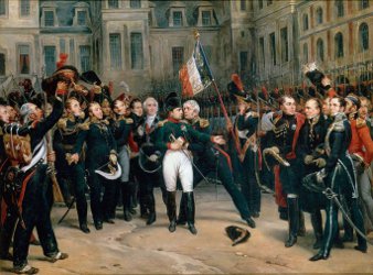Adieux de Napoléon à la Garde impériale au château de Fontainebleau - Antoine Alphonse MONTFORT