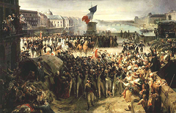 La Garde nationale de Paris part pour l'armée - Léon COGNIET